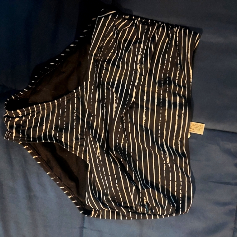 Womens size 8 Large high-waisted Bathing suit bottoms